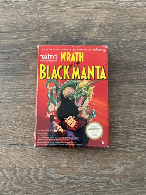 Wrath Of The Black Manta Nintendo NES Complet FRA