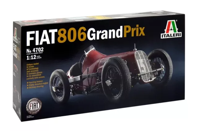 Italeri Fiat 806 Grand Prix Réf 4702 Echelle 1:12