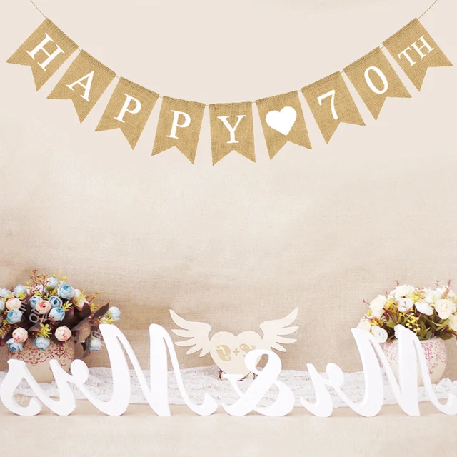 Lot De 2 Bannières D'Anniversaire Personnalisées Pour Enfants