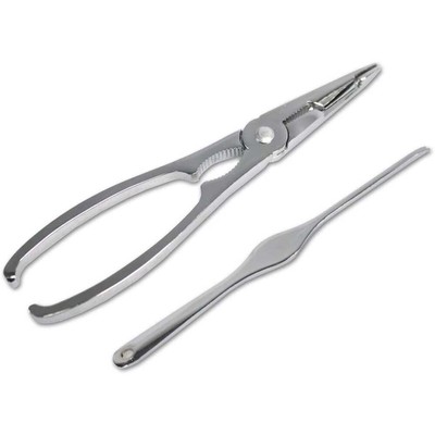 Rompigambero professionale con Pinza Per Aragosta 14cm in alluminio rompi chele aragosta 