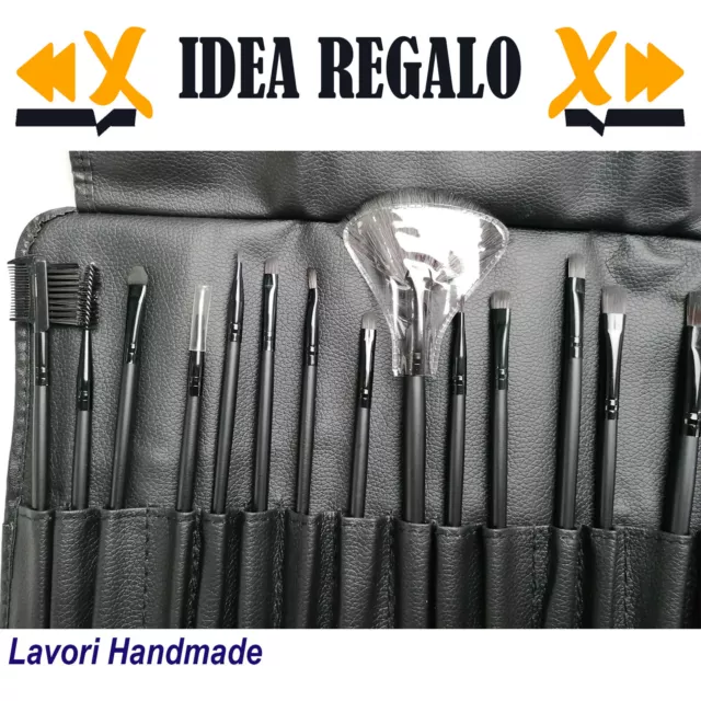 Set di pennelli professionali per trucco, volto ombretti e Eyeliner Powder li... 4