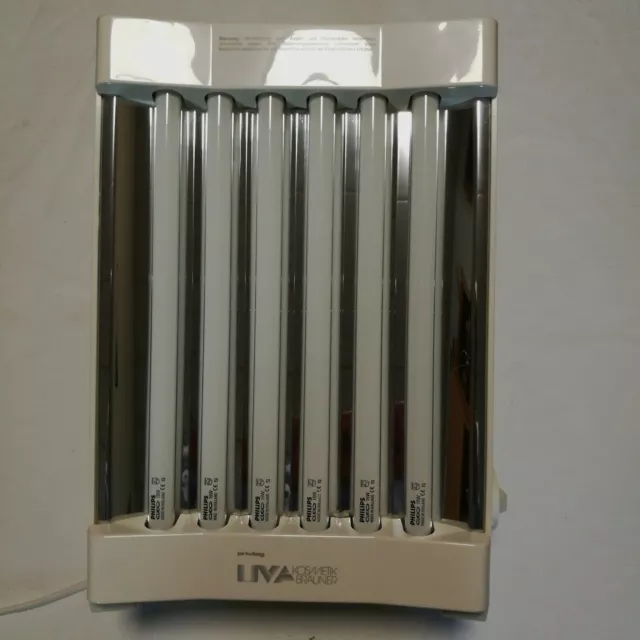 Privileg UVA Kosmetikbräuner Gesichtsbräuner Tischgerät mit 6 Röhren je 15 Watt