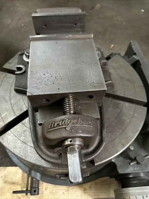 Bridgeport Milling Machine Vise 6” With Swivel Mounting Base