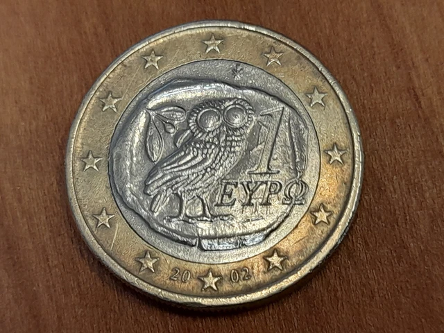 GRECE 1 EURO 2002 RARE Face Chouette sans S EUR 3,50 - PicClick FR
