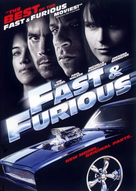 New The Fast And The Furious Wall Art Movie Print Premium Poster Size A5-A1