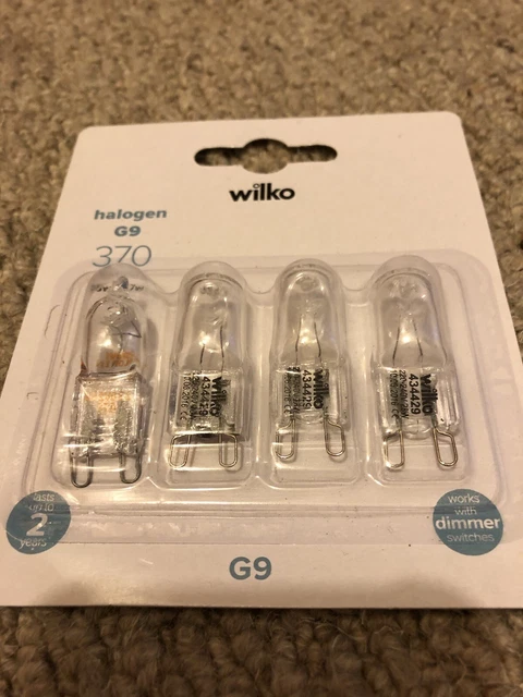 WILKO 25W G9 370 Halogen Oven Lamps Pack Of 4 0.99 PicClick UK