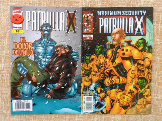 Comics, La Patrulla X, nº 19 (1997) y nº 66 (2001), vol. II, DeAgostini, Lobdell