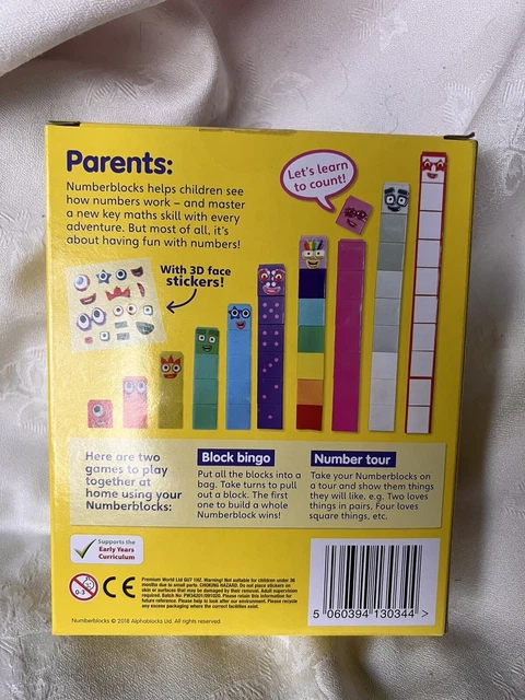 CBEEBIES NUMBERBLOCKS 100% Genuine 1-10 Number Blocks Counting ...