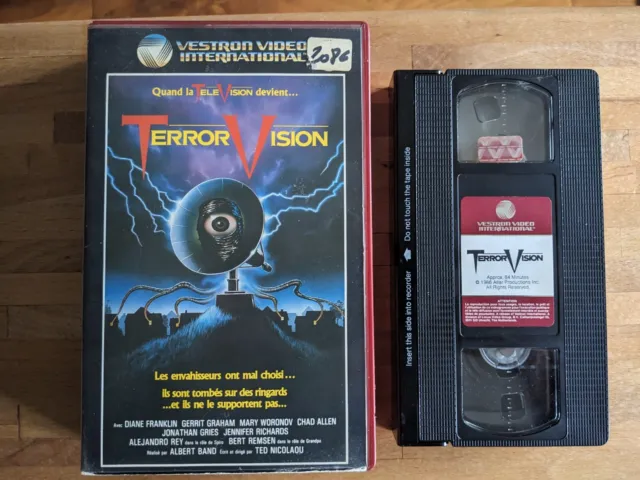 Terrorvision VHS Video Big Box Ex Rental Vestron France French Edition