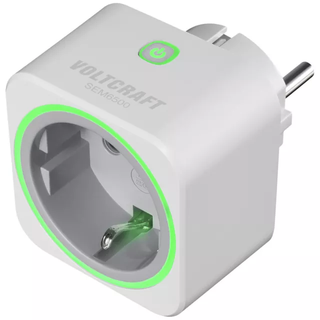 VOLTCRAFT SEM6000 Energiekosten-Messgerät Bluetooth®-Schnittstelle, Datenexpo...