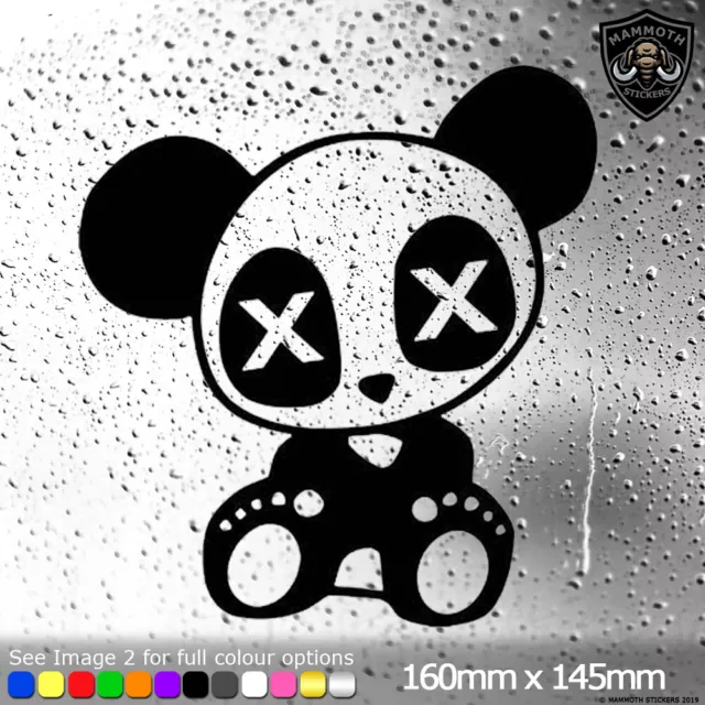 JDM Drunk Panda Car Sticker JDM DUB Jap Drift Novelty Window Bumper Decal Vinyl