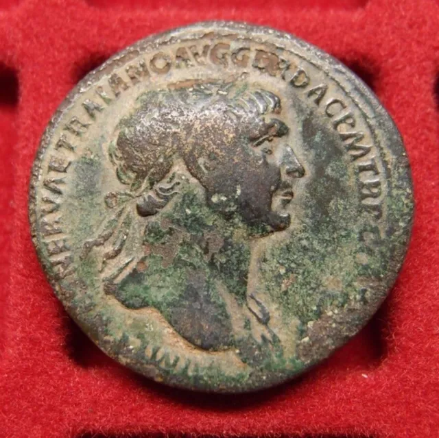 Antike Münze - Sesterz, Trajan - Jahr 103-111