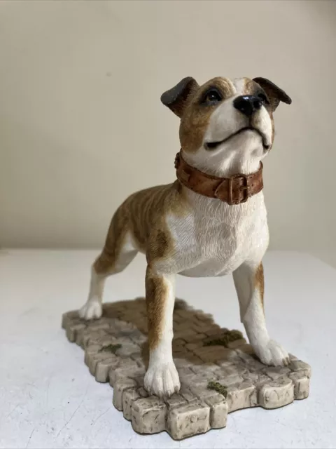 Vintage Serrat And Simpson Staffordshire Bull Terrier Figurine Standing