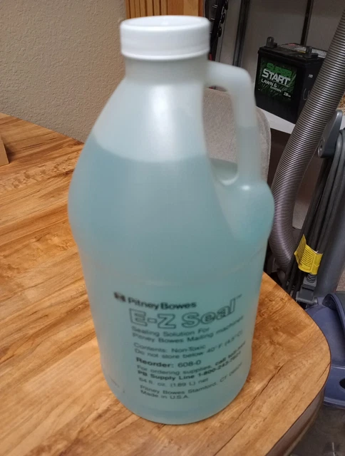 PITNEY BOWES E-Z Seal Sealing Solution for Mailing Machines 64oz Bottle