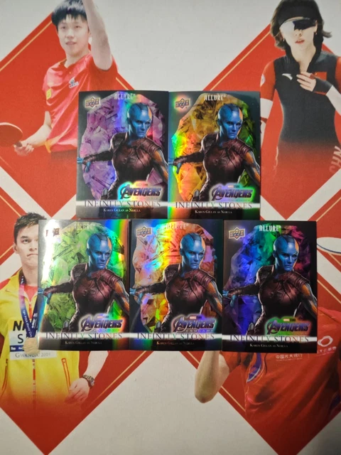 5 CARDS] 2022 Upper Deck Marvel Allure Infinity Stones Insert Lot