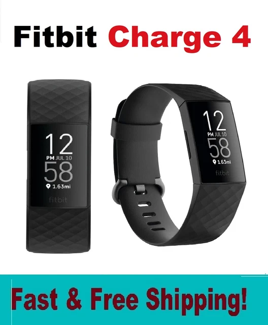 FITBIT CHARGE 4 Activity Tracker FB417BKBK, GPS + fréquence cardiaque