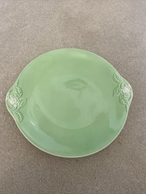 Royal Winton Grimwades Platter/Plate 10 inch Diameter Apple Green Vintage