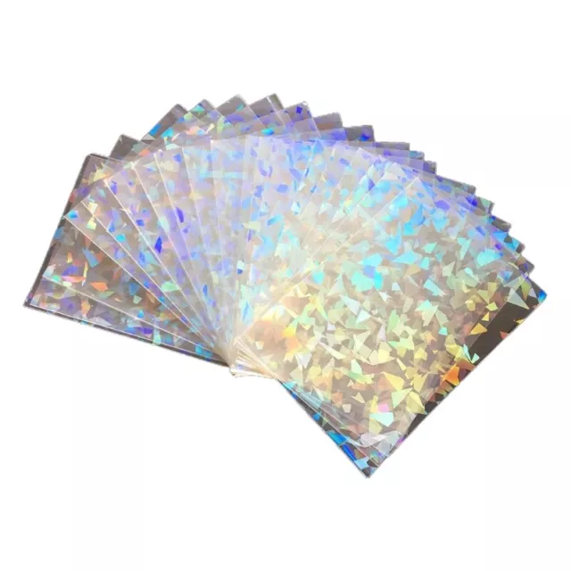 100pcs Broken Broken Glass Flashing Card Film Card Film