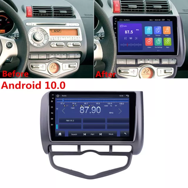 9" Android 10 Stereo Radio GPS Navigation 1+16GB Für 2002-2007 Honda Jazz City