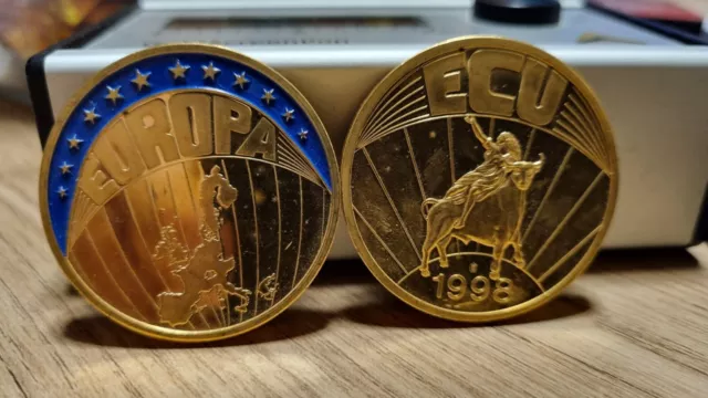 Medaille - Ecu Europa 1998