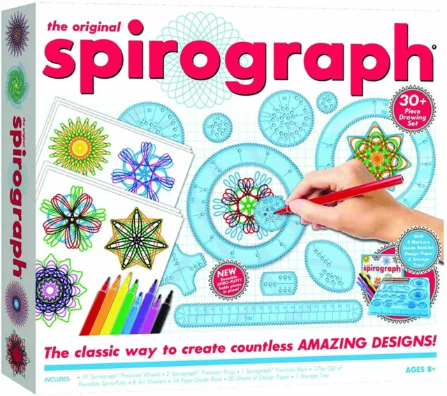 The Original Spirograph Set with Markers Drawing Set  [Ages 8+] *BRAND NEW*