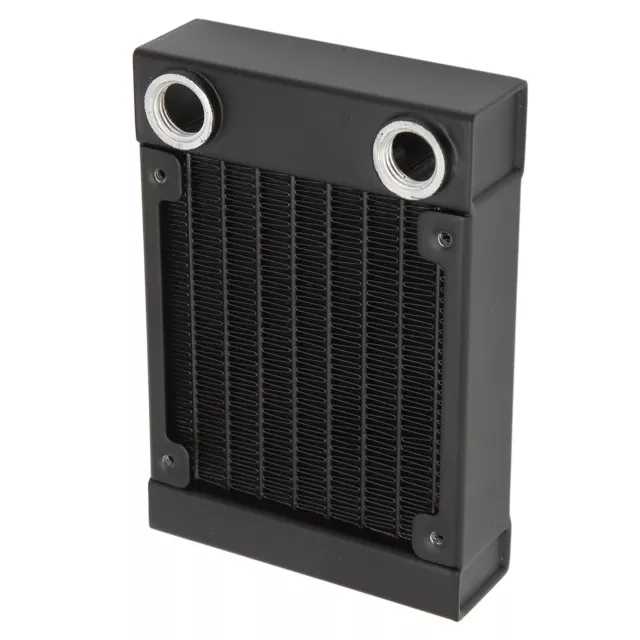 Aluminum Heat Exchanger 8 Pipes G1/4 Thread 80mm Water Cooling System With S QCS