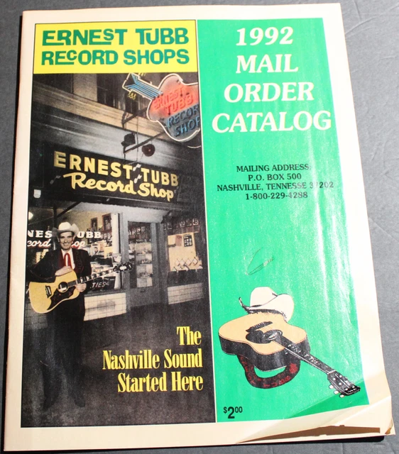 ERNEST TUBB RECORD Shops Mail Order Catalog Classic Country Bluegrass  Legends £18.23 - PicClick UK