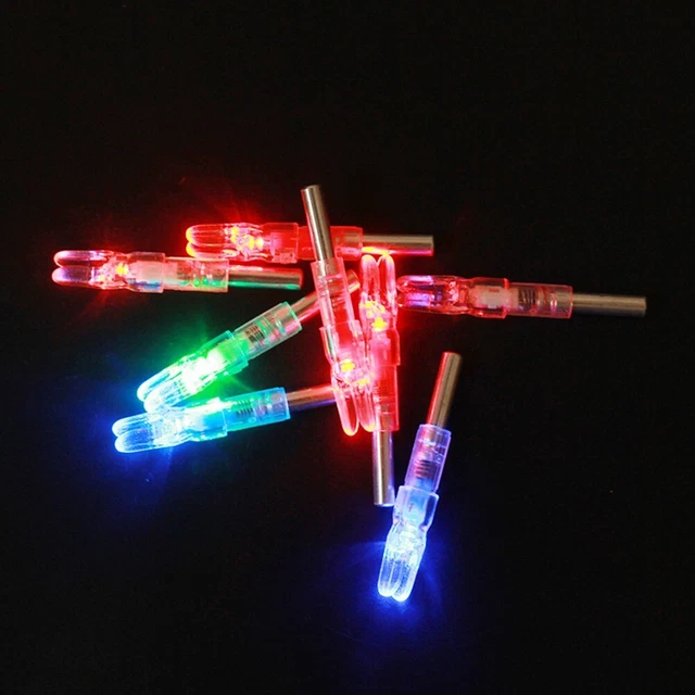 Encoches Lumineuses LED Pour Flèches - 6 Pièces - Universelles .204/.233 - Vert