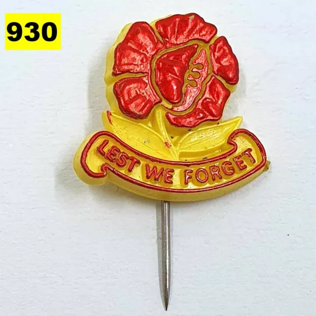 Vintage Lest We Forget Pin