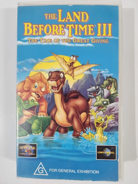 THE LAND BEFORE Time III - VHS - The Time of the Great Giving ...
