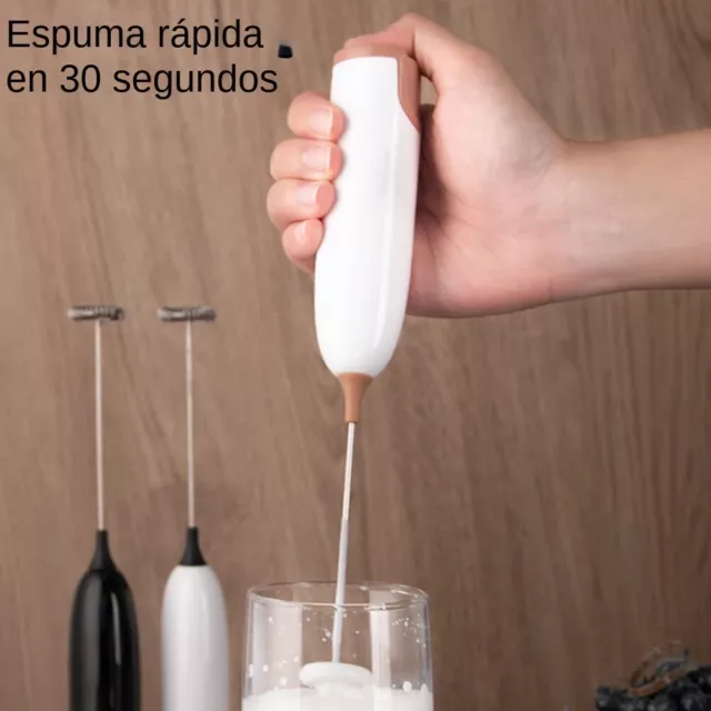 MIni batidora Espumador de leche eléctrico para cocina, mezclador de bebidas,