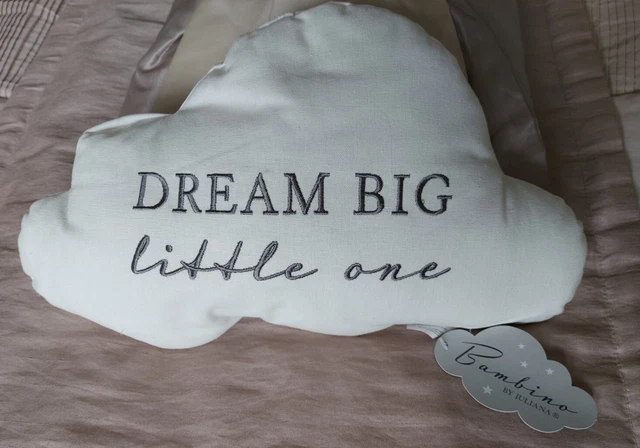 Cojín De Guardería En Forma De Nube Dream Big Little One