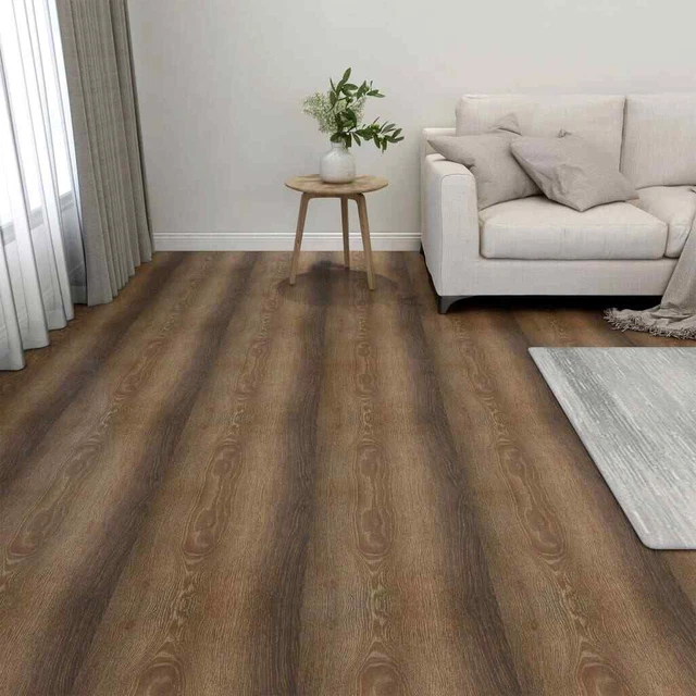 Listoni per Pavimenti Autoadesivi 20 pz in PVC 1,86 m? Marroni