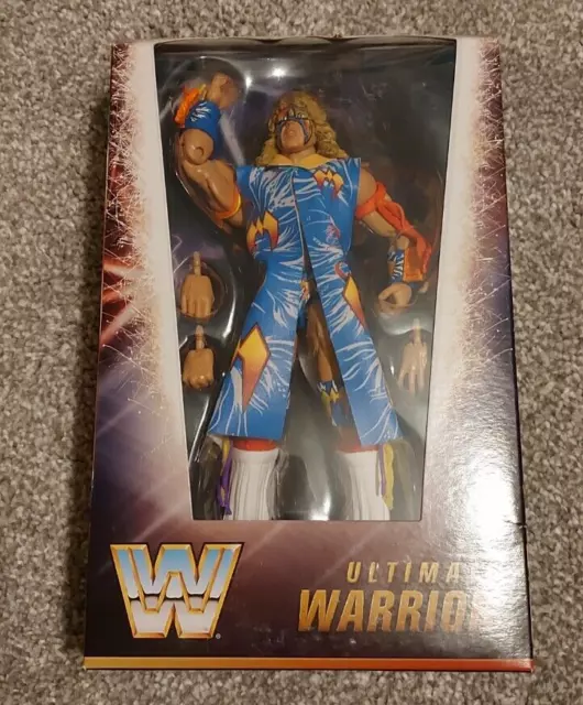 Wwe Elite Exclusive Wrestlemania 12 Ultimate Warrior Figure New Sealed