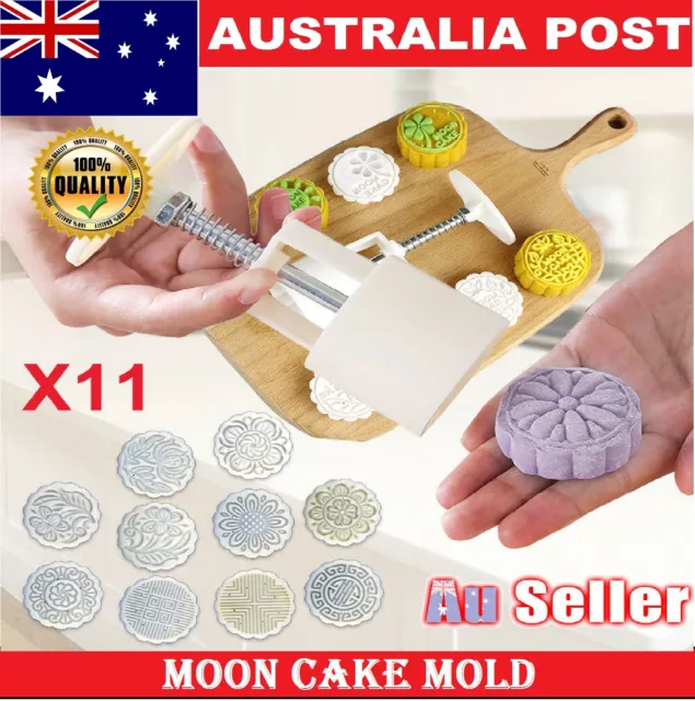 Cake Mold Hand Pressure Fondant Moon Cake Decorating Tools Cookie Cutter Baking