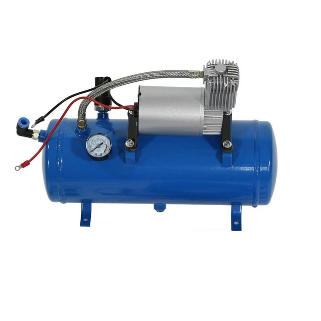 Compresseur D'Air Électrique 12V 150 PSI - Réservoir 6 Litres - Silencieux - Pour Voiture, Bateau, Vélo - 5