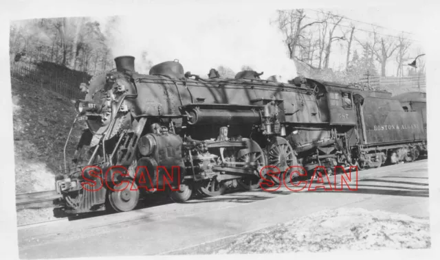1C776 RP 1940s BOSTON & ALBANY RAILROAD 4-6-2 LOCO #587