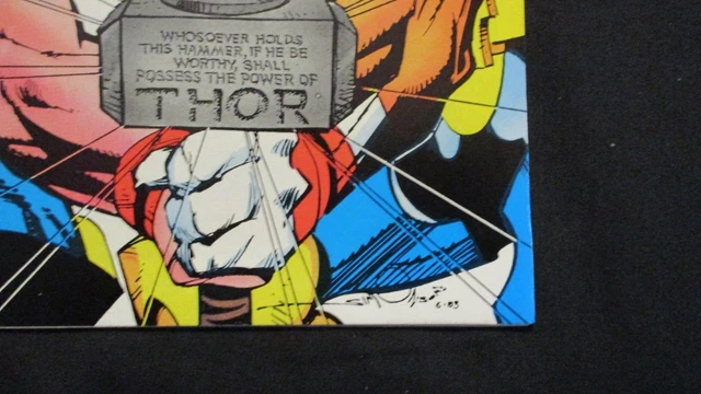Mighty Thor 338 2nd Beta Ray Bill & Origin Marvel 1983 Newsstand 5