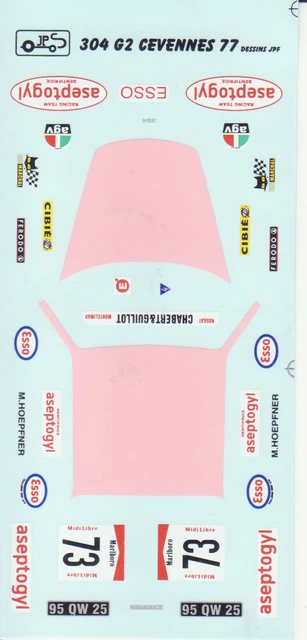 Kit MRF (JPS) Porsche 930 #93 24h Le Mans 1983 1/43 Voiture