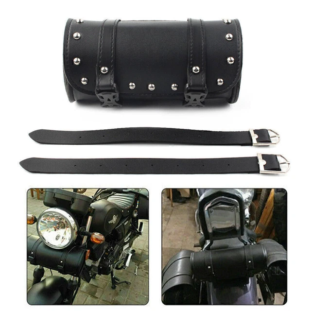 Borsa a tracolla Manubrio Moto Sissy Bar Borsa da sella Forchetta Rotolo Barile Per Turismo