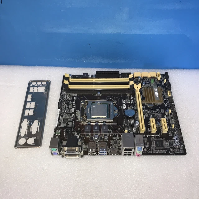 ASUS B85M-G SOCKET LGA1150 DDR3 Micro ATX Motherboard With I/O Shield ...