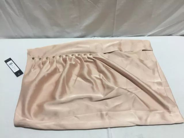 B593 BCBGMAXAZRIA Belle Satin Skirt Pink Womens Size Small