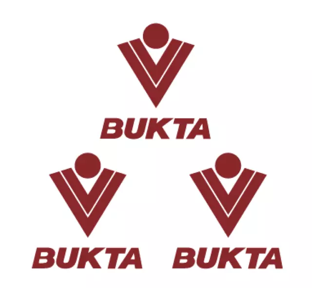 Set of 3 BUKTA Heart of Midlothian Shirt Soccer Print Football Retro Logo Hearts