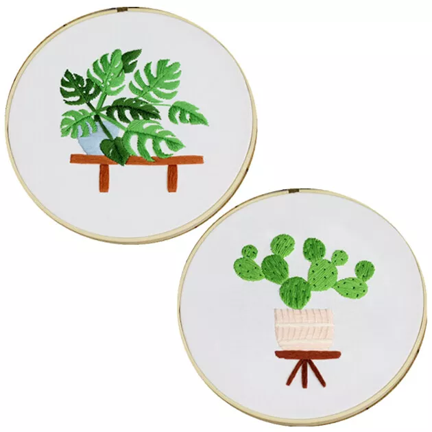 DIY Embroidery Cross Stitch Kit Set for Beginner Starter Handmade Craft Fun Gift