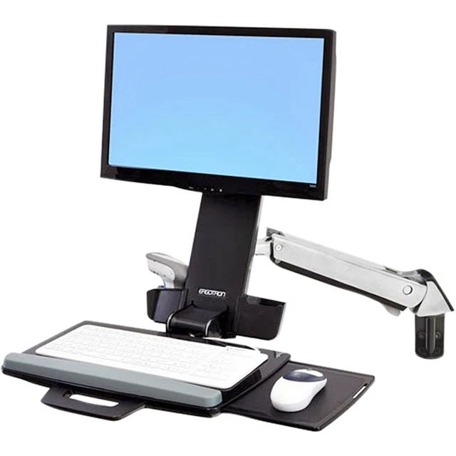 Ergotron StyleView Sit-Stand Combo Arm, Halterung, weiß