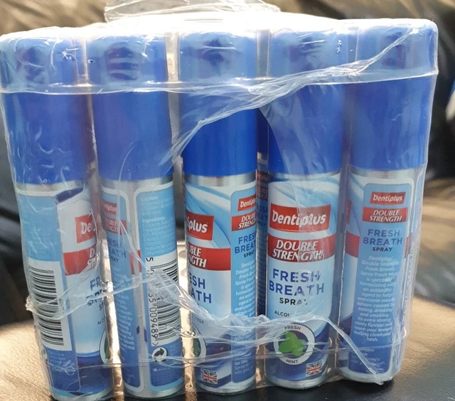 10x Dentiplus doble fuerza spray aliento fresco como nuevo 25 ml sin alcohol