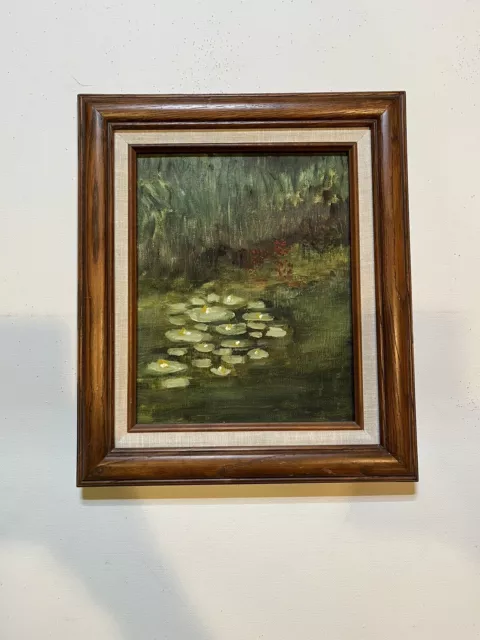 Impressionist Lily Pad Painting