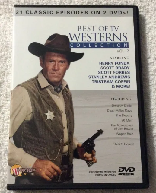Best Of TV Westerns: Vol. 2 (DVD, 2008, 2-Disc Set) - 21 Classic Episodes