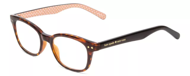 Kate Spade REBECCA 2 Womens Cateye Reading Glasses in Tortoise Havana/Peach 49mm