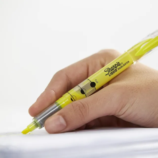 Sharpie Accent Liquid Pen Style Highlighter Chisel Tip Fluorescent Yellow Dozen 2
